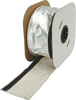 Design Engineering 010405 Aluminized Sleeving for Ultimate Hi-Temp Protection (with Hook and Loop Closure) Regular 1/2