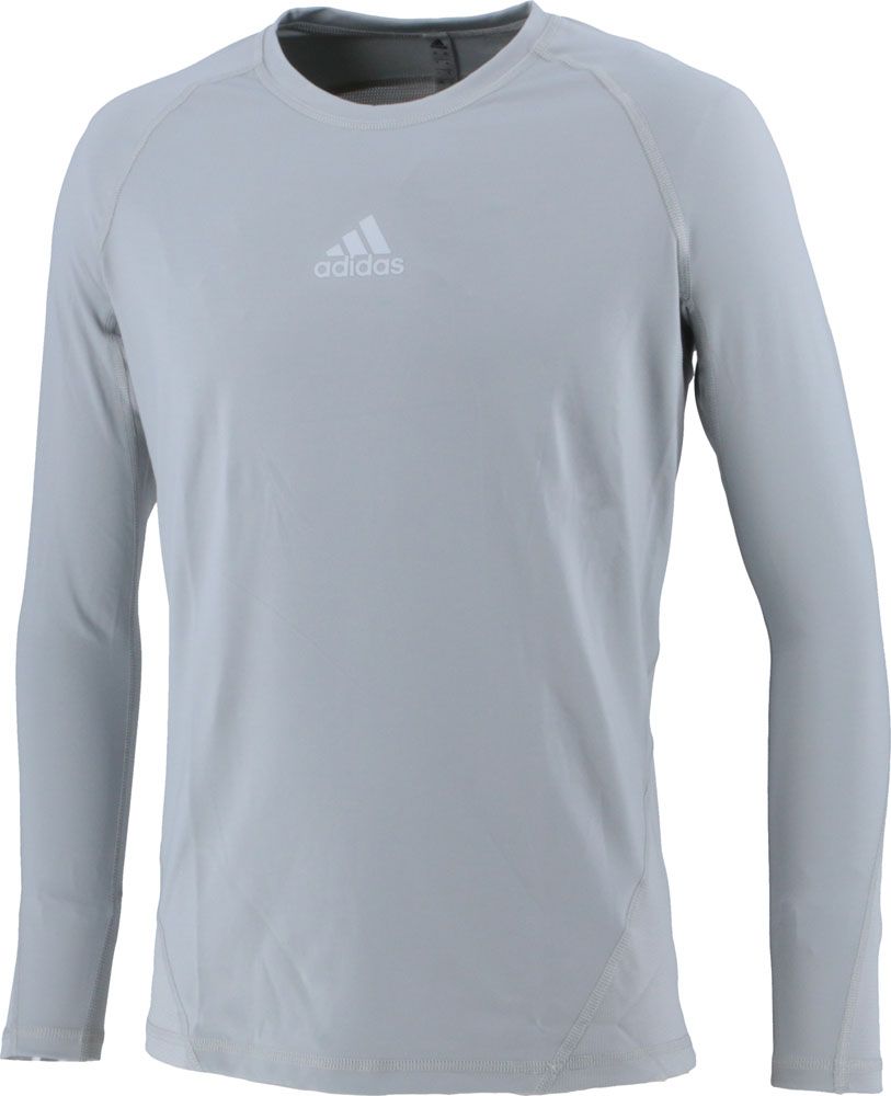 アディダス adidas サッカー mi FTB ALPHASKIN TEAM ロングスリーブシャツ フットサル 練習 トレーニング 移動 部活  DT6614Z STONE ストーン J/XO