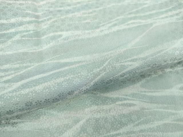 平和屋着物○上質な長襦袢 袷 霞小花地紋 暈し染め 正絹 逸品