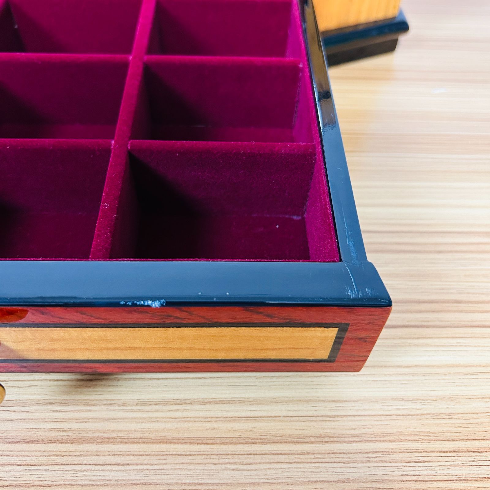 大型 木製ジュエリーボックス