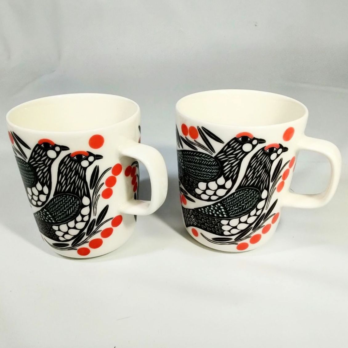 美品】マリメッコ Kiiruna（キールナ）/ライチョウ マグカップ 《NO