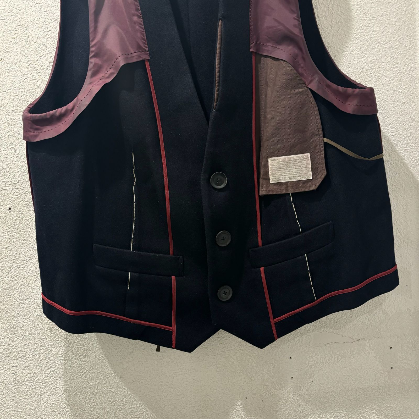 kolor 23aw インサイドアウトベスト 【公式通販】