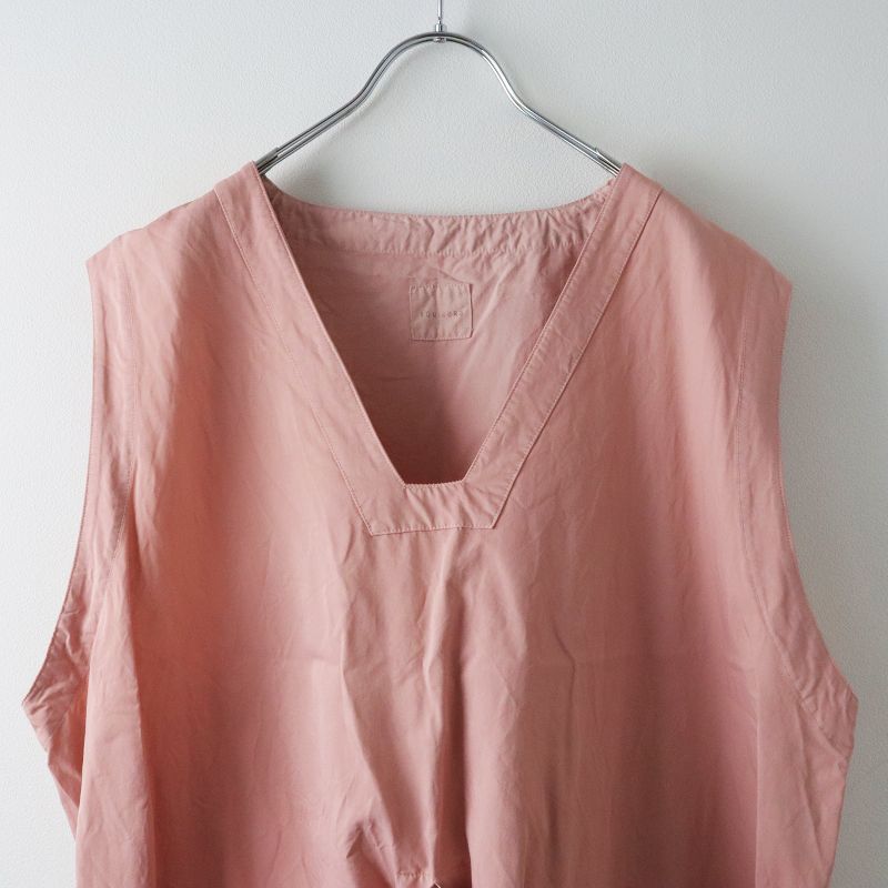 定価5.3万 2023 TOUJOUR トゥジュー Work Pullover Vest ワークプルオーバーベスト 2/ピンク トップス ワイド【2400013463140】 定価5.3万 2023 TOUJOUR トゥジュー Work Pullover Vest ワーク