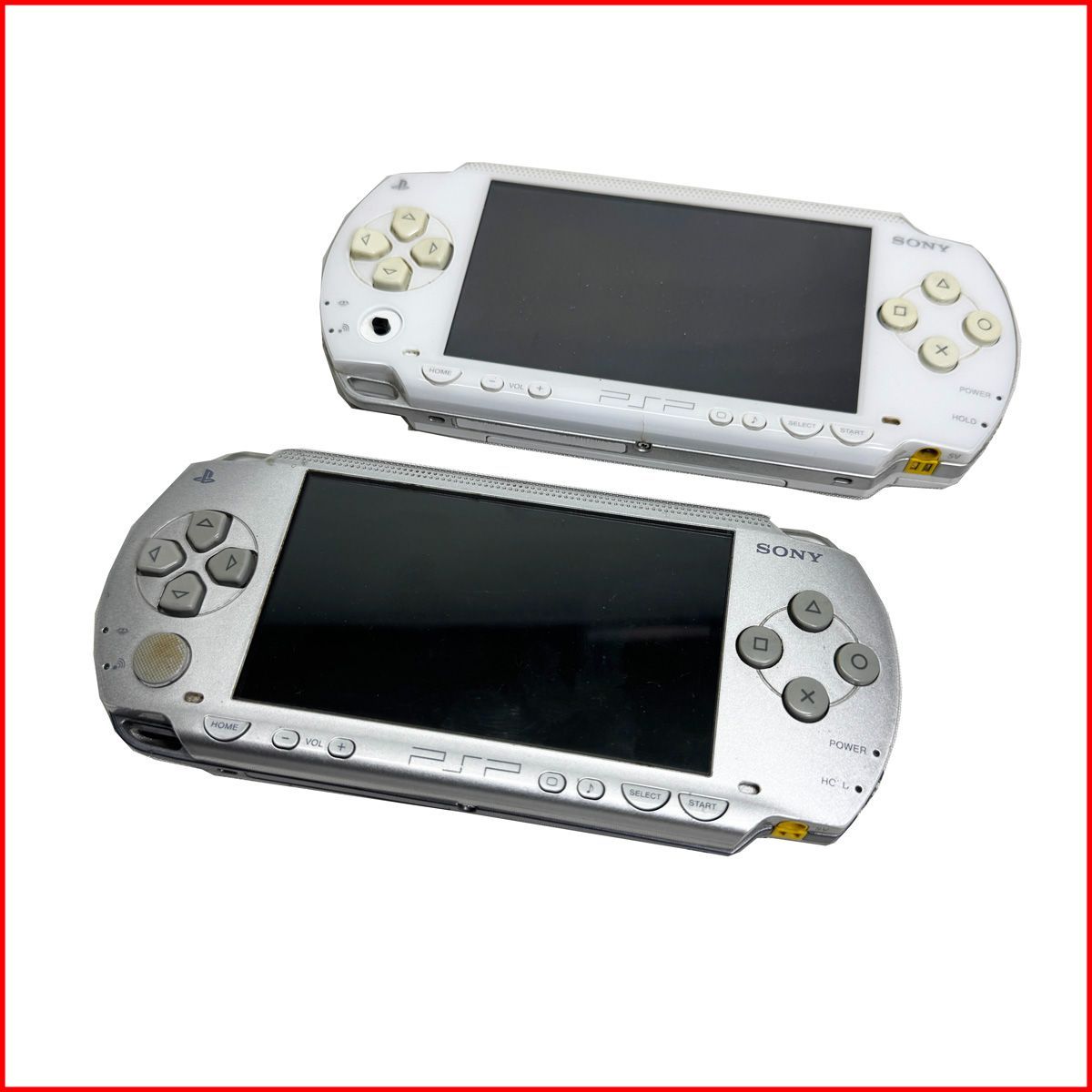 動作未確認品】PSP 2台セット【PSP1000】 動作確認済】PSP-1000 本体