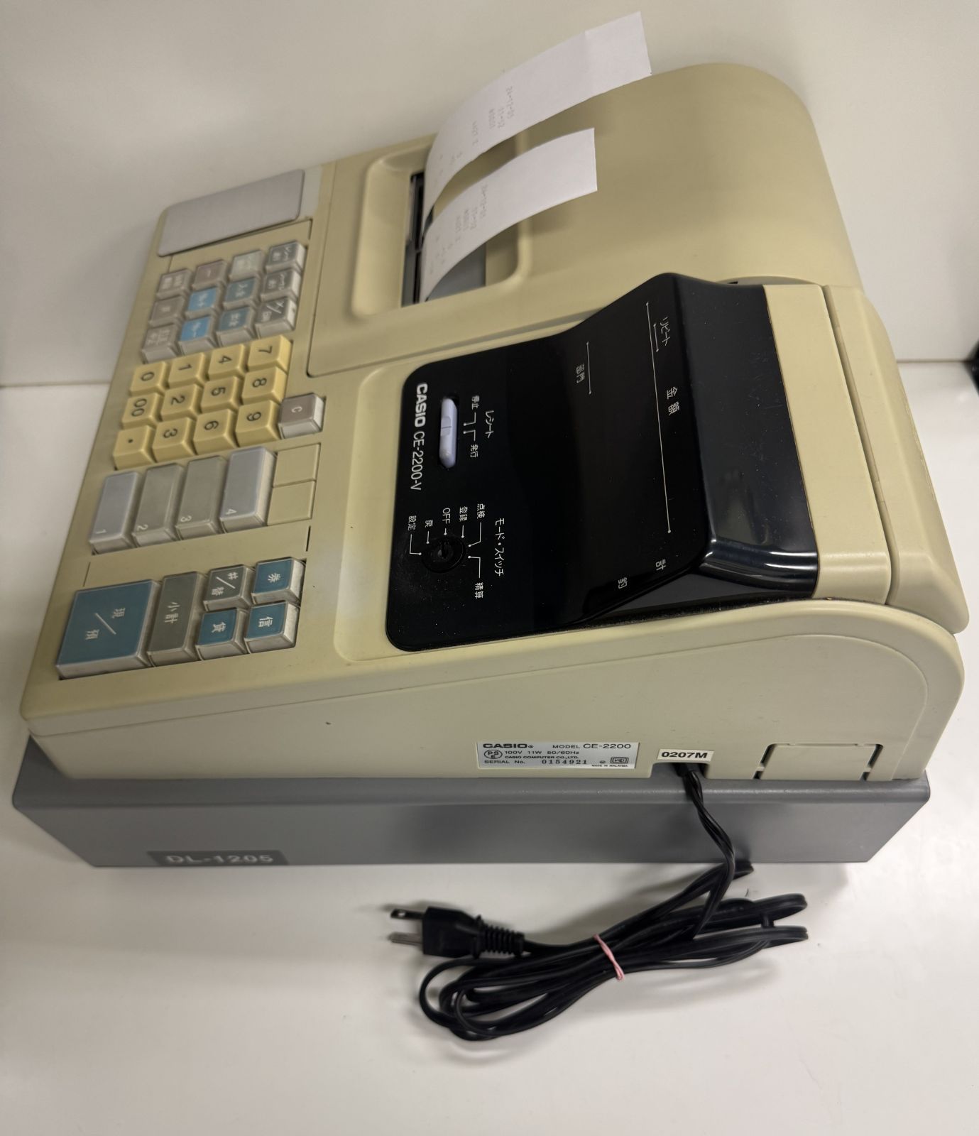 CASIO CE-2200 カシオ 鍵付きレジスター - メルカリ CASIO CE-2200 カシオ 鍵付きレジスター - メルカリ