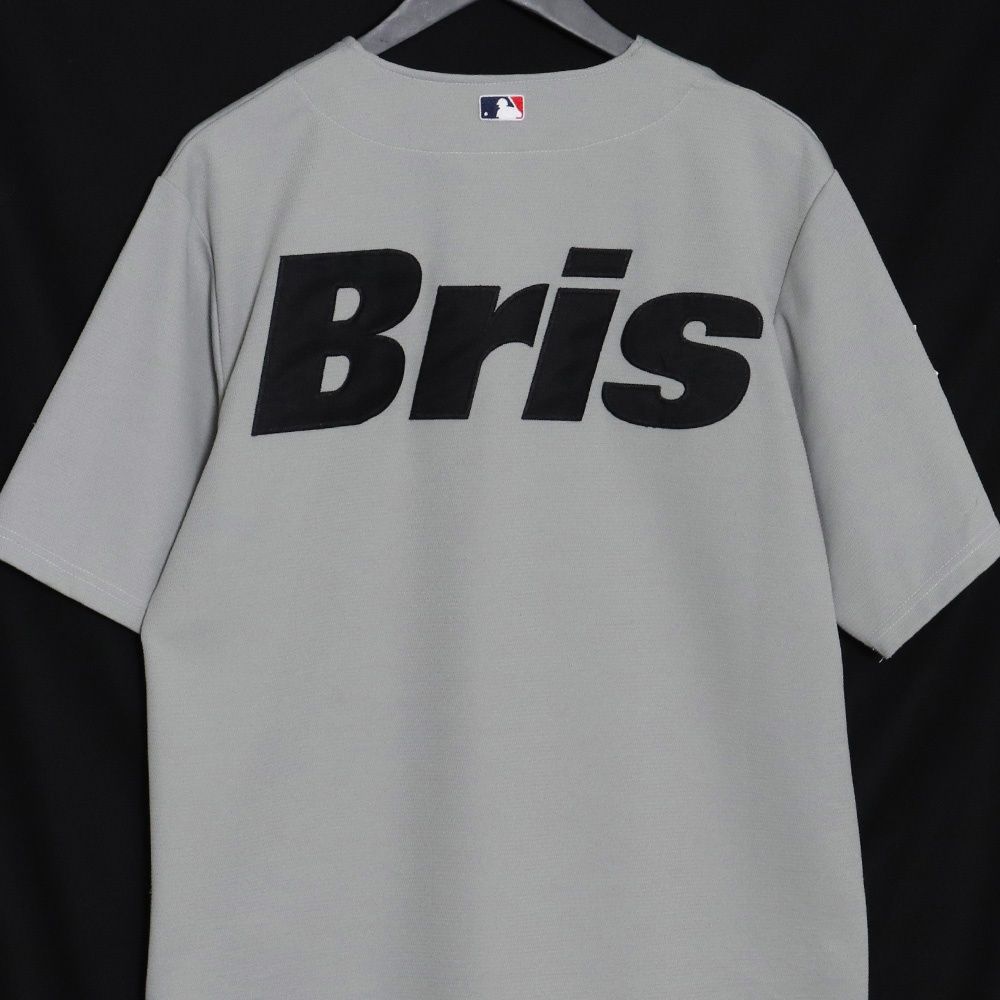 F.C.REAL BRISTOL baseball shirt Mサイズ グレー