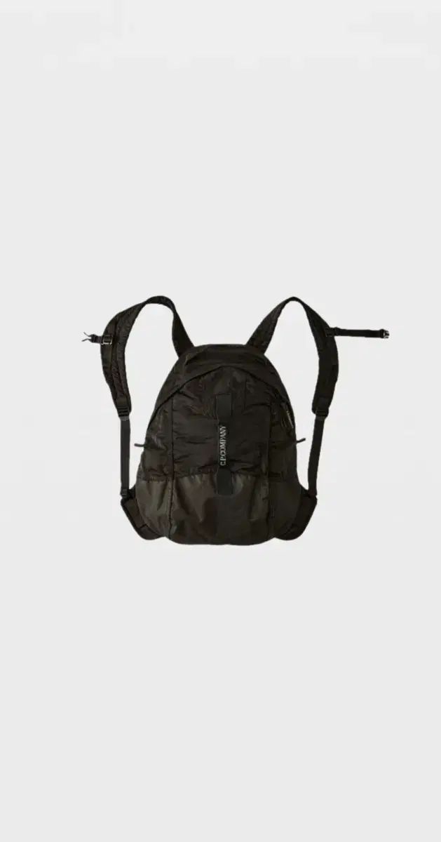 C P 会社 ナイロン B 丸みを帯びた リュック リュックサック ブラック ー 24FW