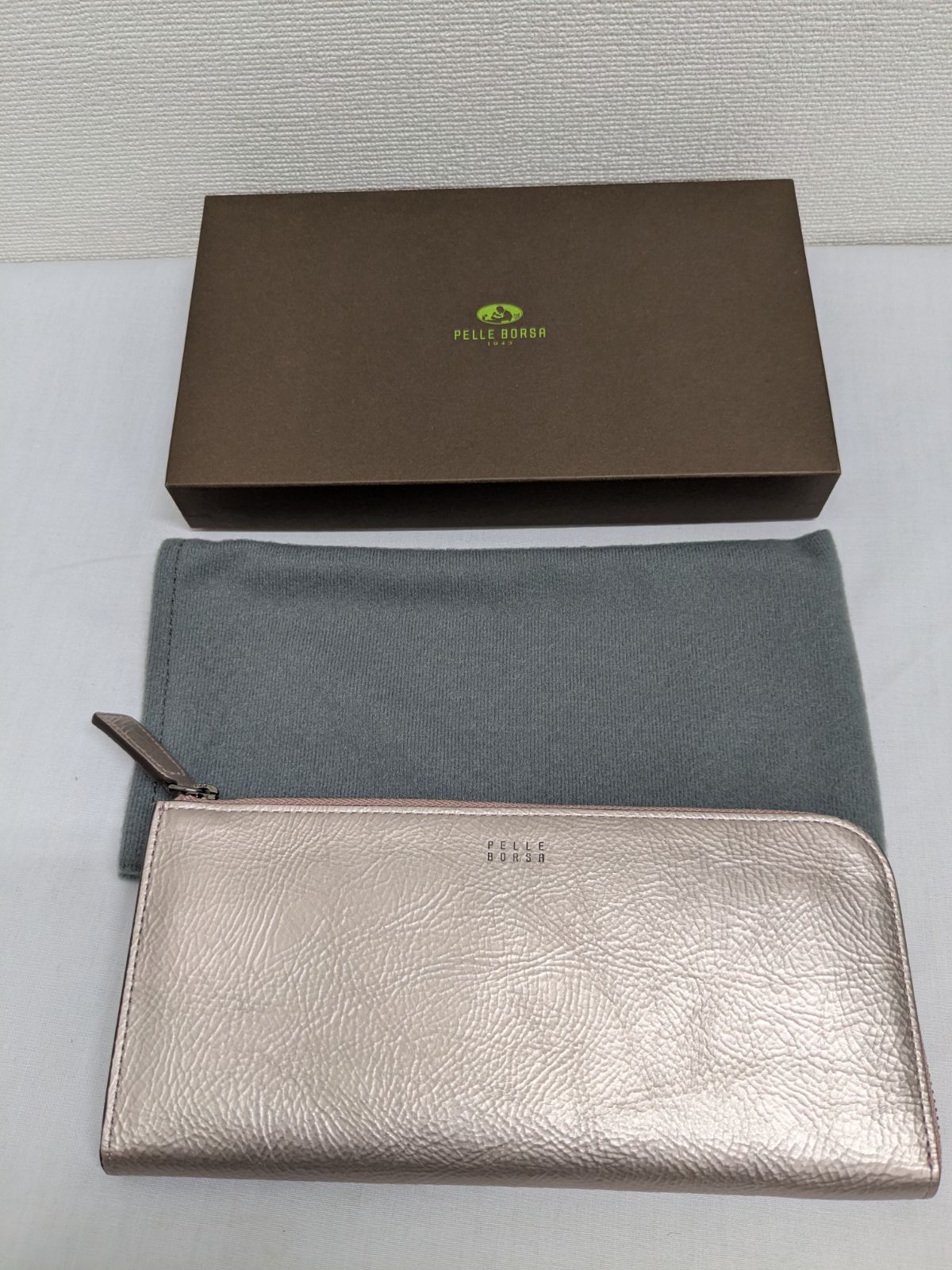 新品】PELLE BORSA Bark Goods ペレボルサ バークグッズ L字ファスナー