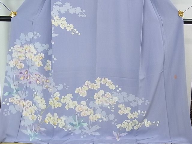 平和屋本店●極上　十日町友禅　女流作家　遠田藤舟　訪問着　胡蝶蘭　浅黄色地　逸品　CYAA4584s6 楽天市場】平和屋2□極上 十日町友禅 女流作家 遠田藤舟 訪問着 胡蝶蘭