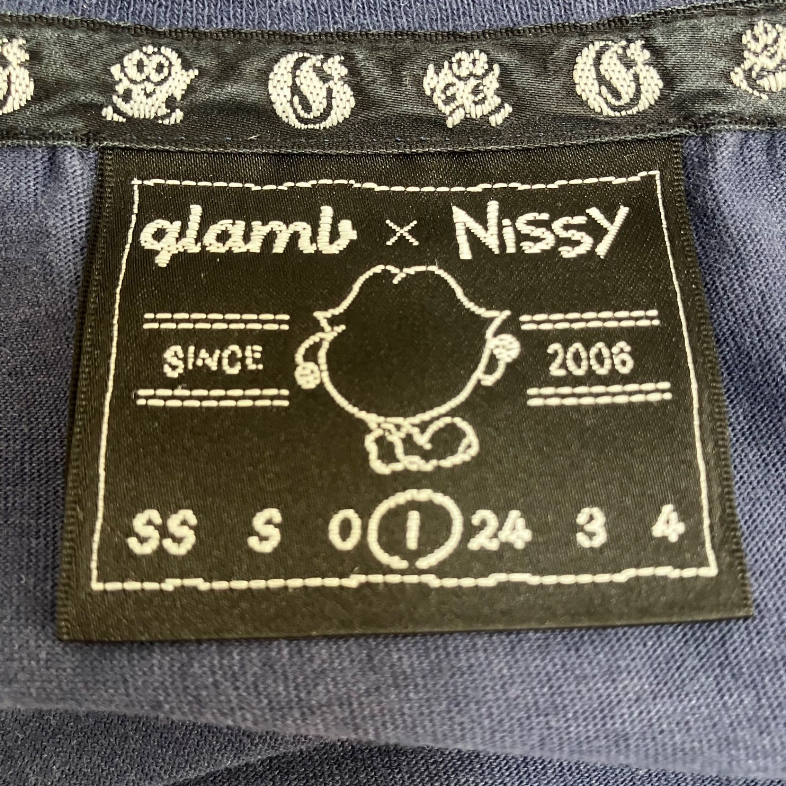 超希少】AAA Nissy（西島隆弘）× glamb コラボTシャツ ネイビー M
