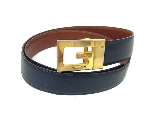 【極美品】givenchy ジバンシー　レザー ベルト ゴールド　ライオン □美品□ GIVENCHY ジバンシィ レザー ゴールド金具 ベルト