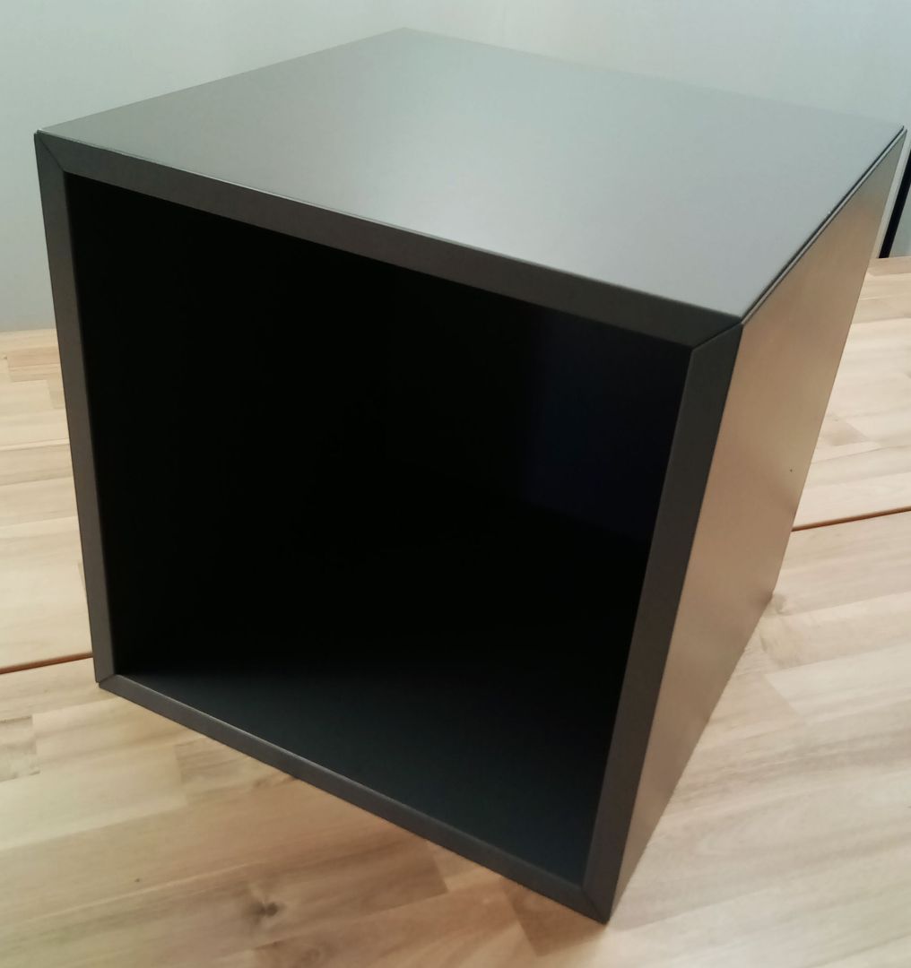 ☆IKEA EKET エーケト ウォールキャビネット ダークグレー