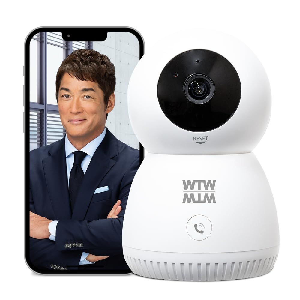 WTW塚本無線 業務用 法人向け クラウド 防犯カメラ みてるちゃん2 5Plus 自動追跡ペットカメラ 5Ghz対応 SDカード対応 ベビー 500万画素 ワイヤレス スマホで監視 WTW-IPW188W-5