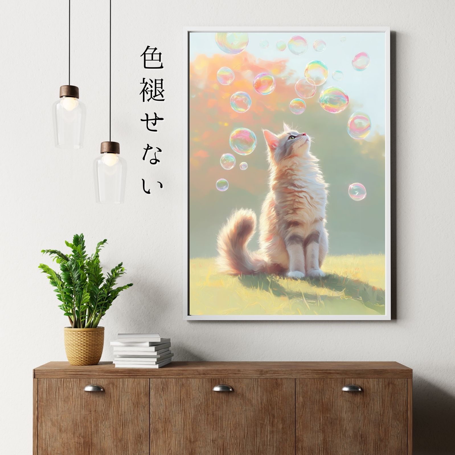 猫とシャボン玉 -