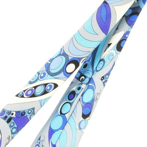 エミリオプッチ EMILIO PUCCI ネクタイ ワイド シルク 絹 プッチ