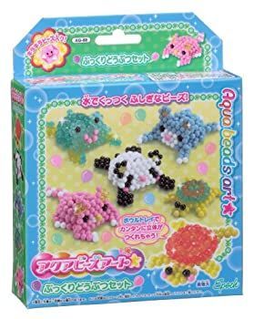 【中古】アクアビーズアート ぷっくりどうぶつセット AQ-88