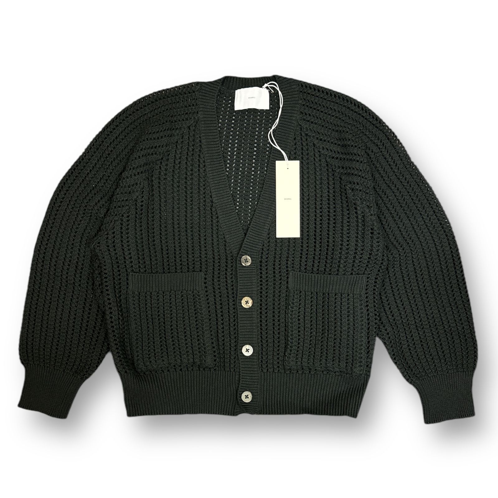 定価59400円 新品 SUGARHILL 23SSKN04 COTTON OPEN-WORK KNIT CARDIGAN 