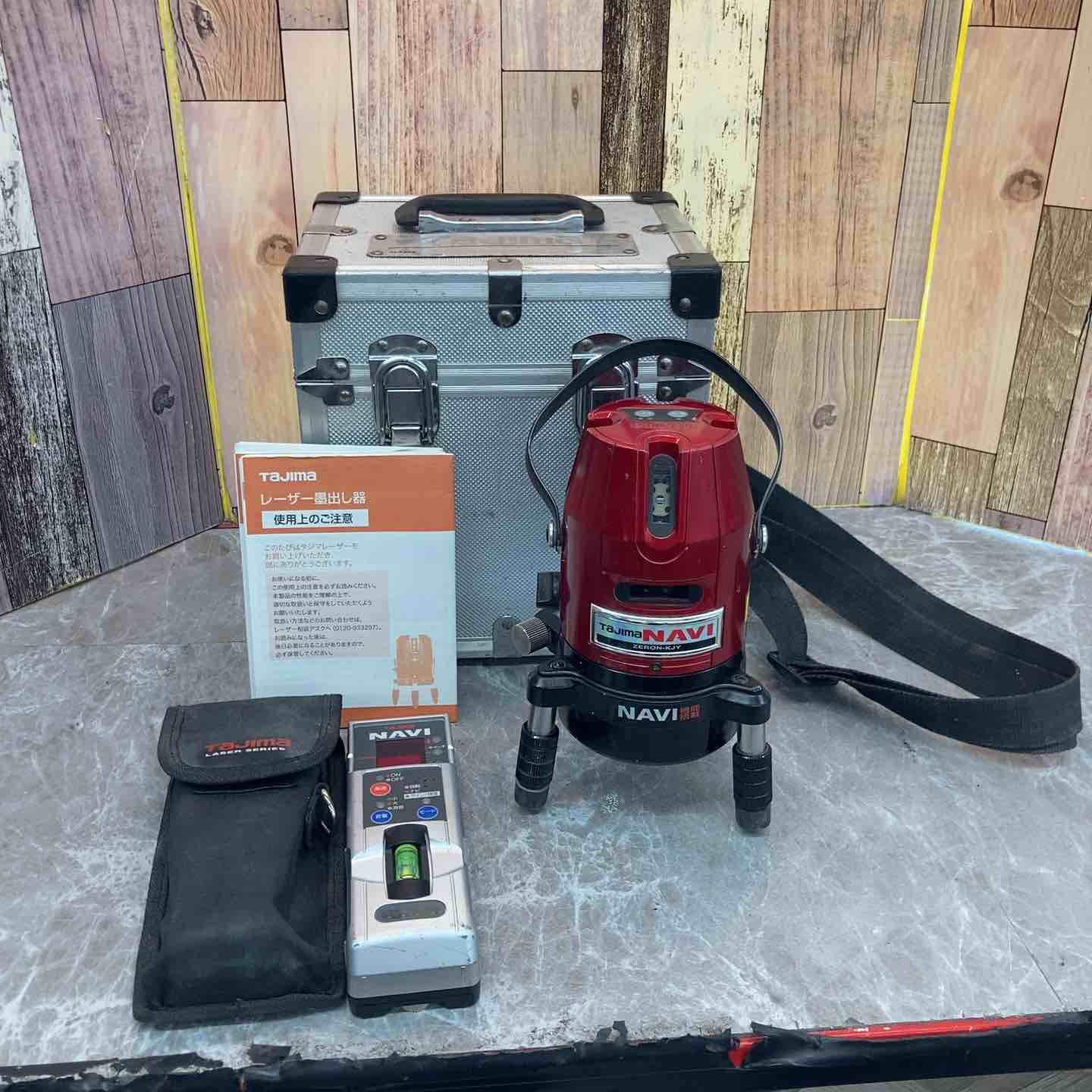 タジマ Tajima 自動追尾レーザー墨出し器 矩十字 横 ZERON-KJY NAVI 八潮店