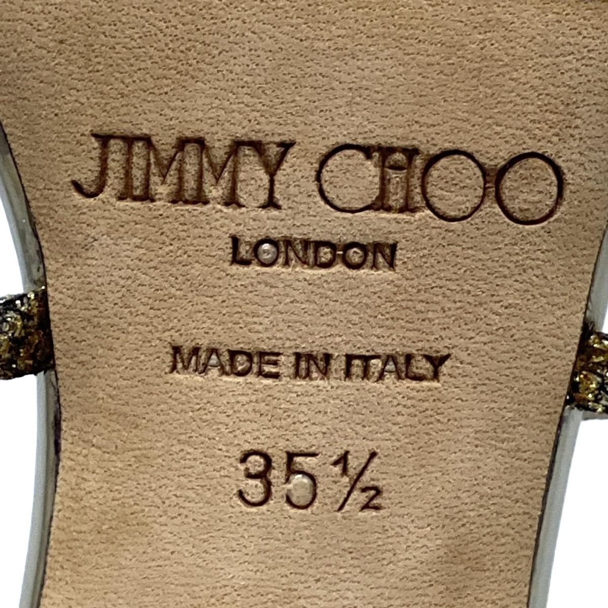 JIMMY CHOO(ジミーチュウ) サンダル 35 1/2 レディース