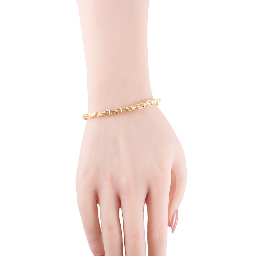 ティファニーTiffany & Co. Tナローチェーン　ブレスレット ゴールド TIFFANY&Co. ティファニー T ナロー チェーン ブレスレット