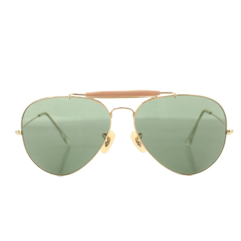 レイバン RAY BAN アウトドアーズマン OUTDOORSMAN2 サングラス アビエーター フルリム 62□00 ゴールド色 緑 グリーン |AN19
