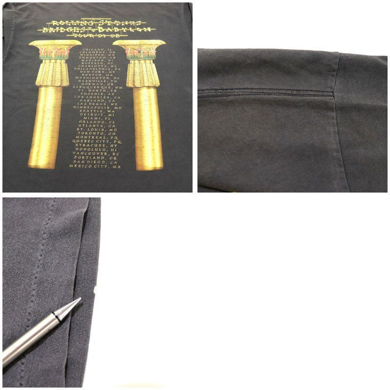 90s USA製 vintage ローリングストーンズ The Rolling Stones 金