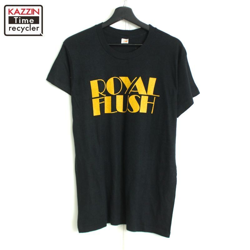 70s USA製 vintage Hanes プリント 半袖Ｔシャツ メンズ 表記Lサイズ