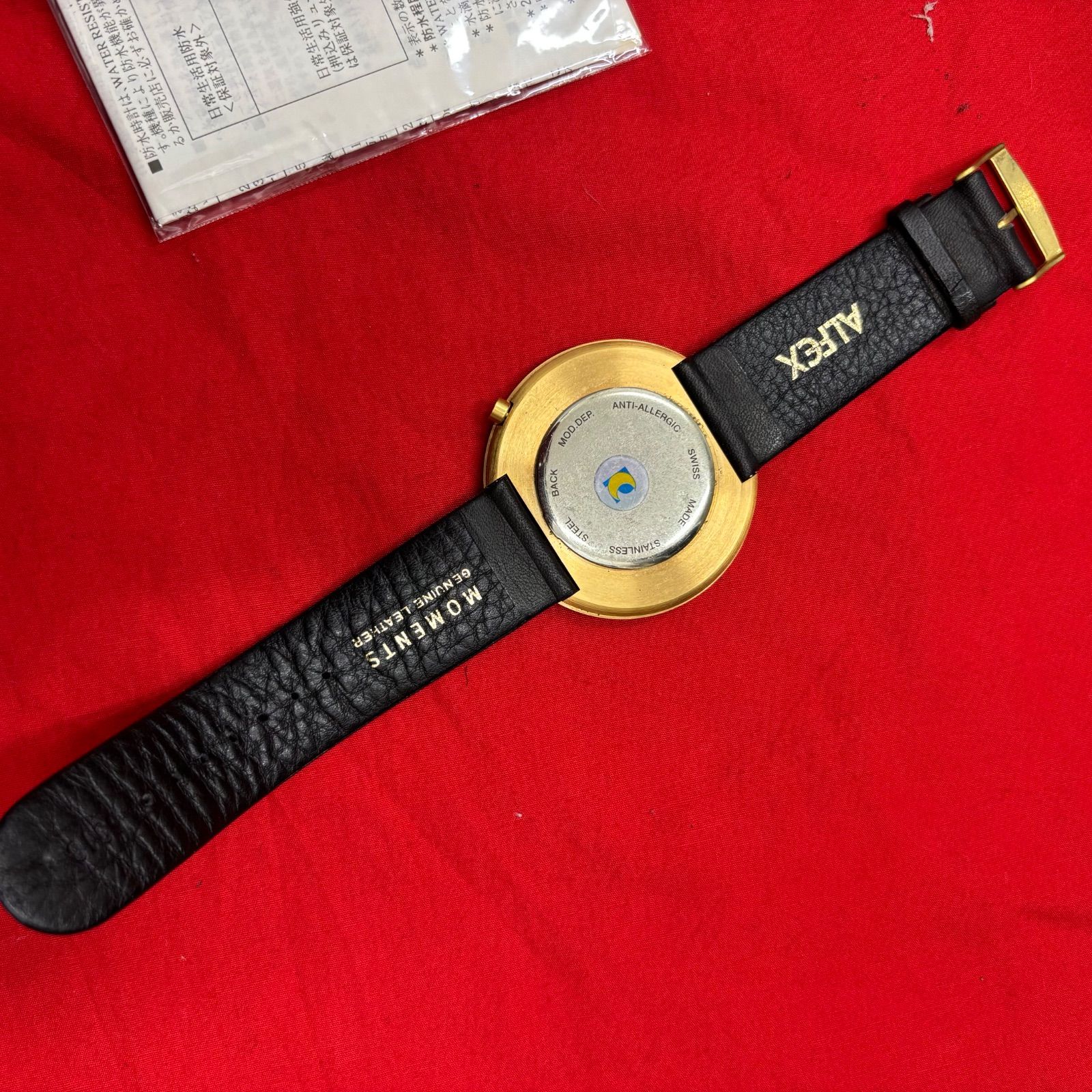 ALFEX 時計 レディース アルフェックス 文字盤が大きい腕時計