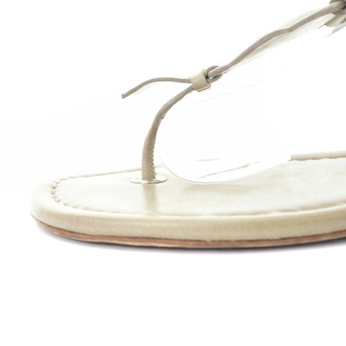 T*☆様 【美品】MONCLER シルバー クロスストラップ サンダル　38 T*☆様 【美品】MONCLER シルバー クロスストラップ サンダル 38