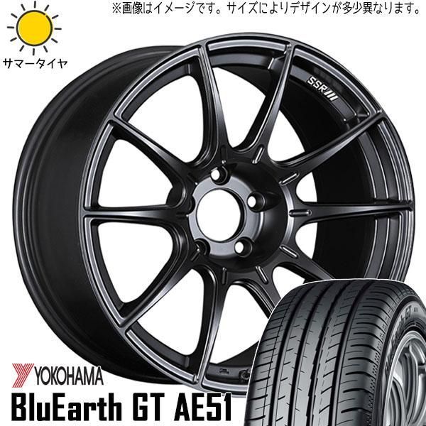 215/45R18 サマータイヤホイールセット ヴォクシー etc (YOKOHAMA BluEarth AE51 & SSR GTX01  5穴 114.3) - メルカリ