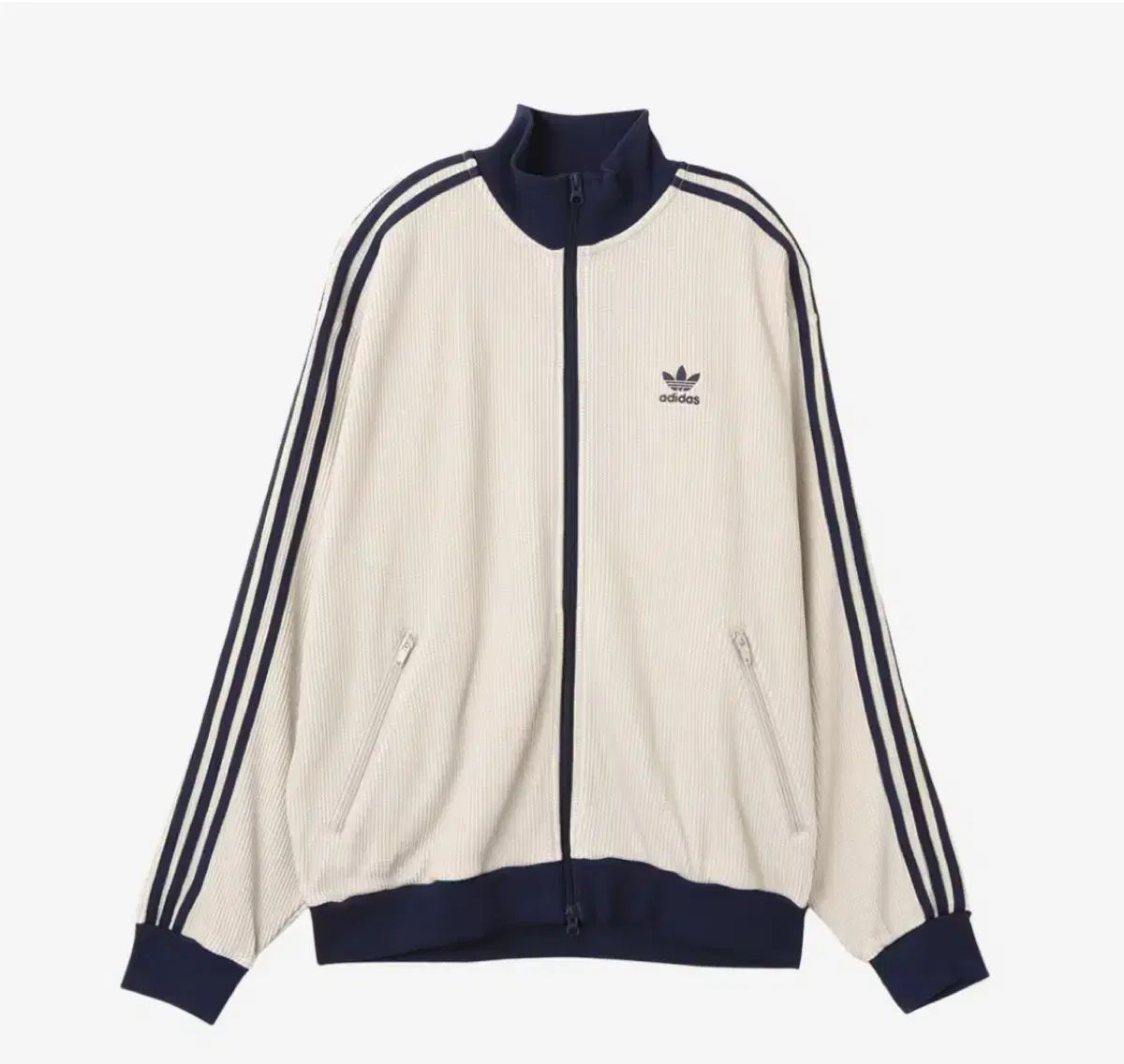 S adidas アディダス ニット トラック トップス ベージュ ワンダーアルミナ KC2618