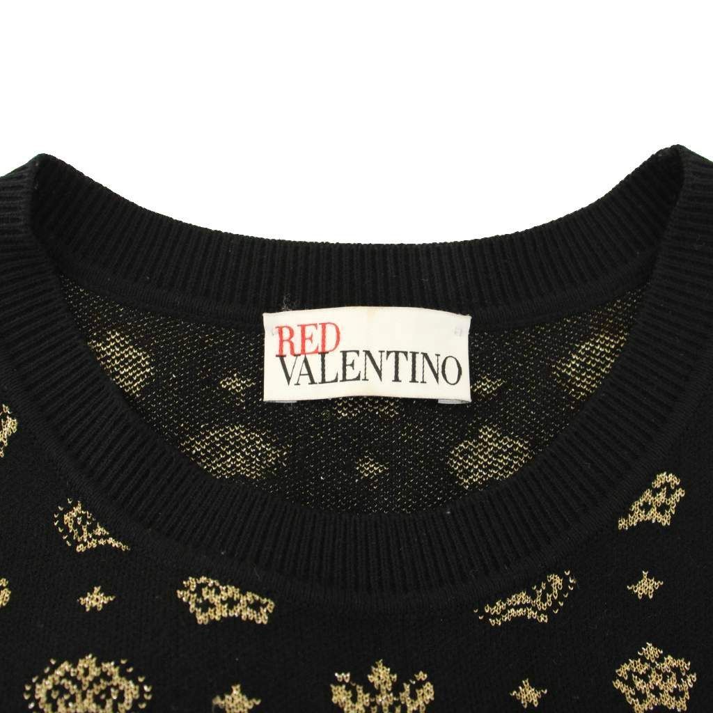 レッド ヴァレンティノ RED VALENTINO ニットワンピース フレア