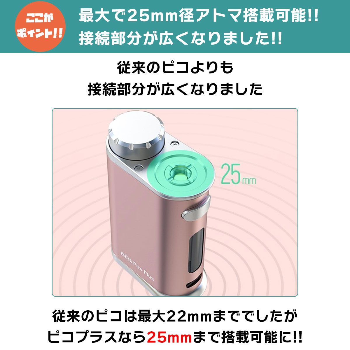 Eleaf iStick Pico Plus ピコプラス ベイプ vape MOD 電子タバコ 本体 ピコ