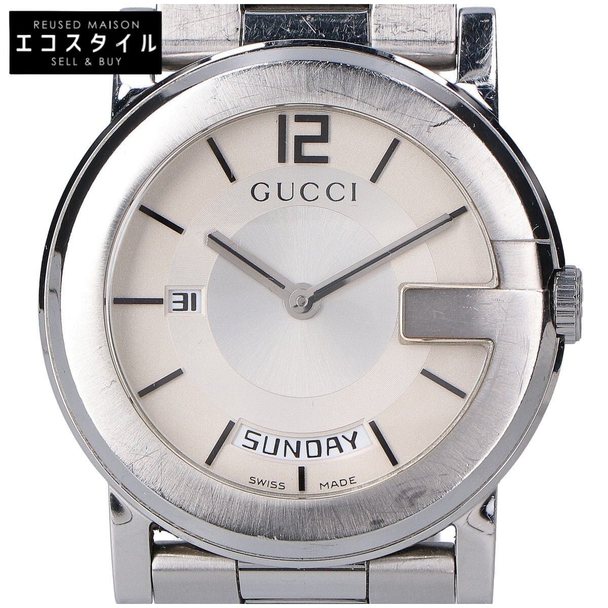 GUCCI グッチ 101M Gラウンド デイデイト クオーツ