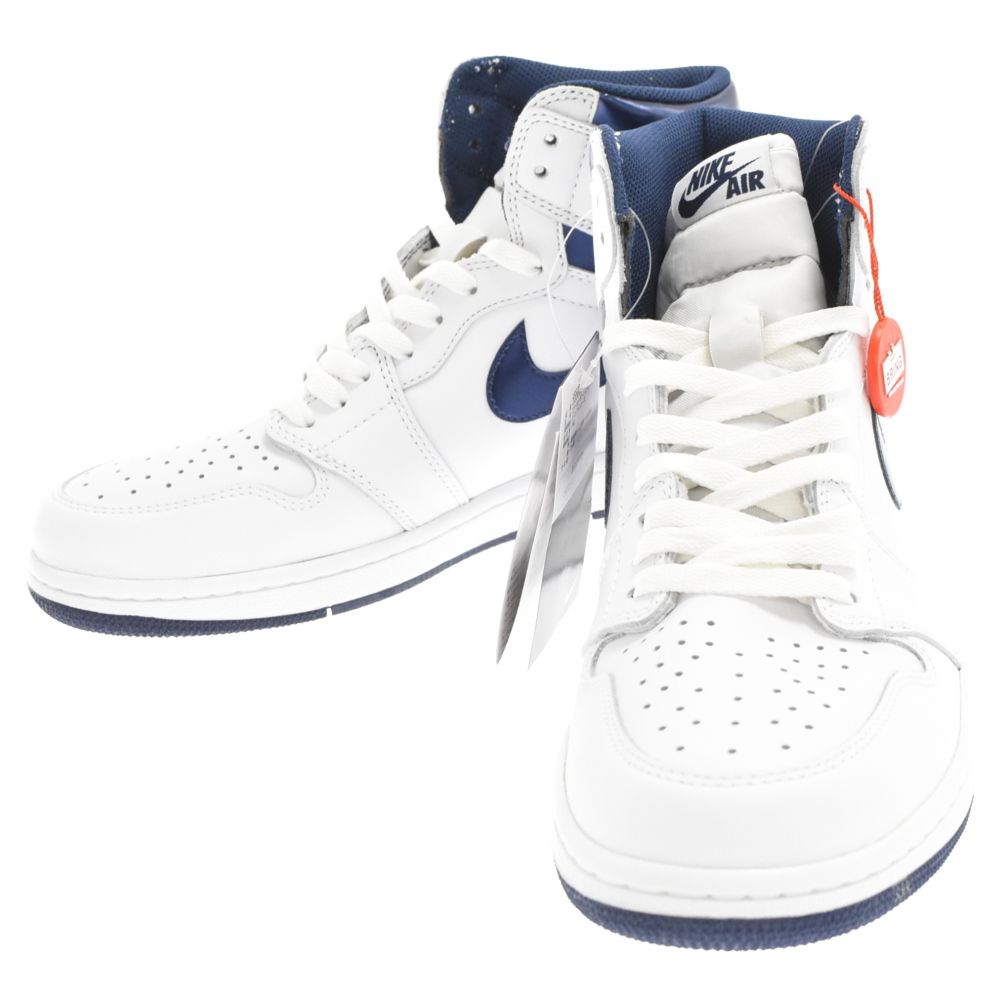 NIKE (ナイキ) AIR JORDAN 1 RETRO HIGH OG METALLIC NAVY 555088-106