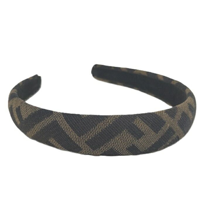 FENDI バレッタ カチューシャ ズッカ柄