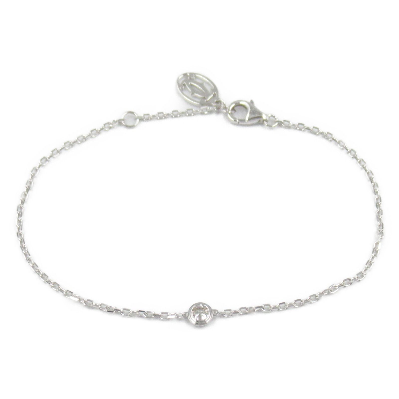 カルティエ CARTIER ブレスレット ダムールブレスレット SM 腕回15.5|18㎝ K18WG ホワイトゴールド ダイヤモンド ダムールブレスレット SM レディース Used A