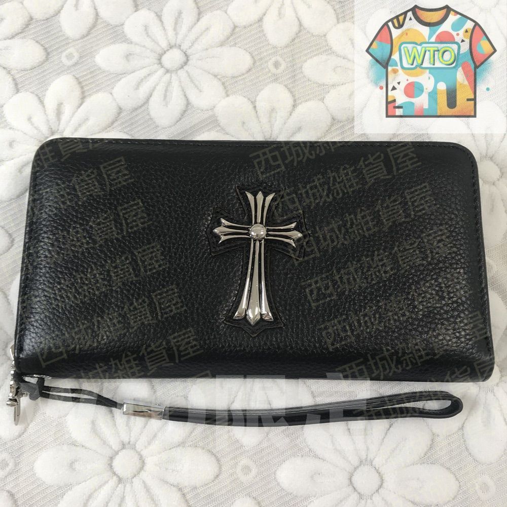CHROME HEARTS クロムハーツ セメタリー 長財布 ラウンドジップ