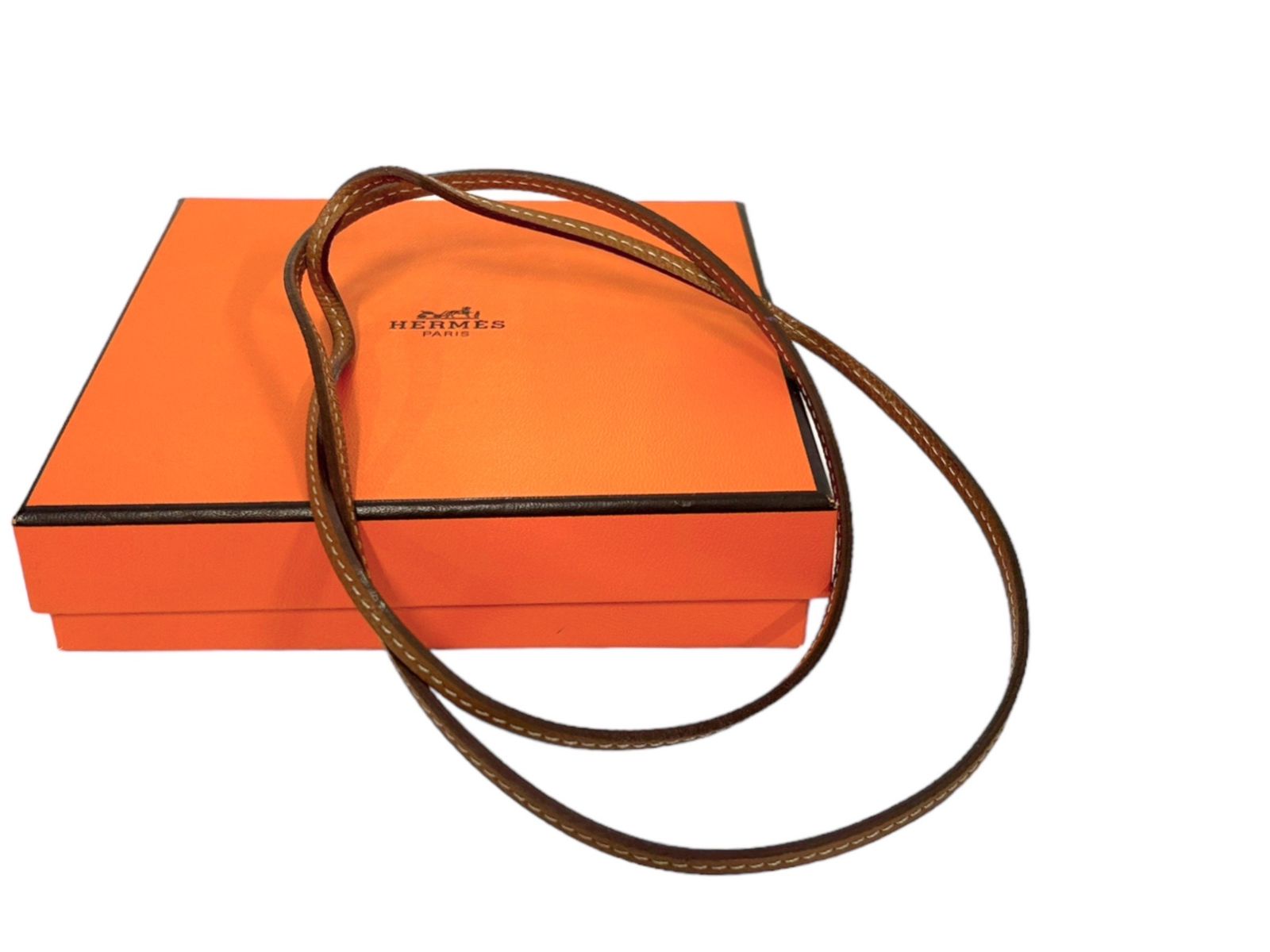 ❤未使用品❤ラニエールネックレスコード ブラウン エルメス ブレスレットにもなる 楽天市場】【ジュエリー】HERMES エルメス ラニエール