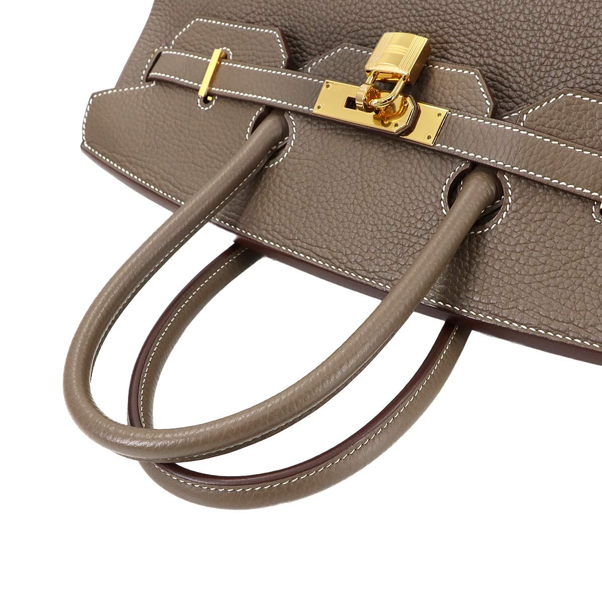 新品同様 エルメス HERMES バーキン35 ハンド バッグ トゴ