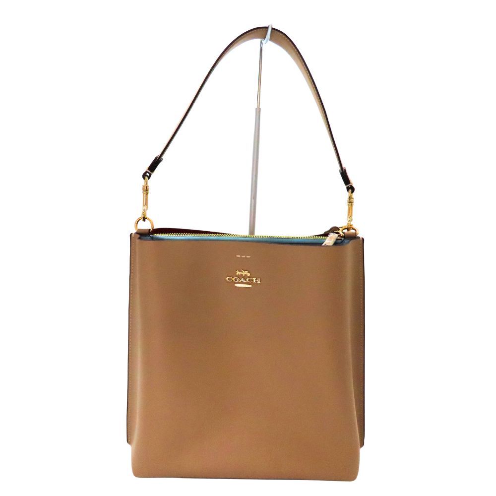 ✨美品✨コーチ　モリー　バケットバッグ　2way 斜めかけ　レザー　ベージュ ✨美品✨コーチ モリー バケットバッグ 2way 斜めかけ レザー