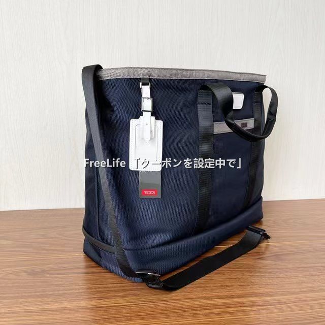 新品、未使用 TUMI Alpha3 2203152 アルファ3 トートバッグ メンズ ハンドバッグ ショルダーバッグ ビジネスバッグ ネイビーブルー  - メルカリ