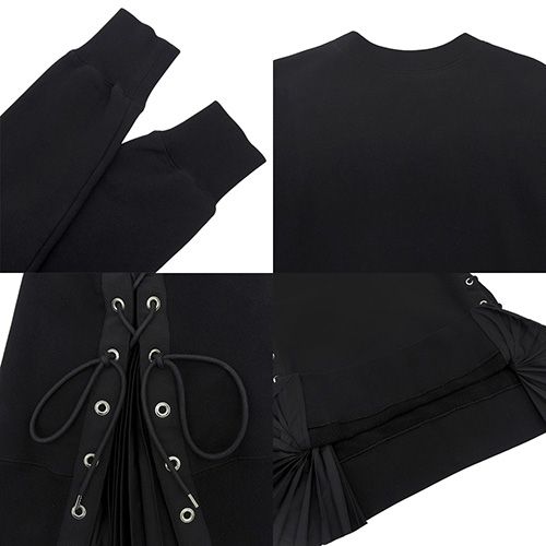 Sacai(サカイ) サイド編み込み スウェット トップス アパレル