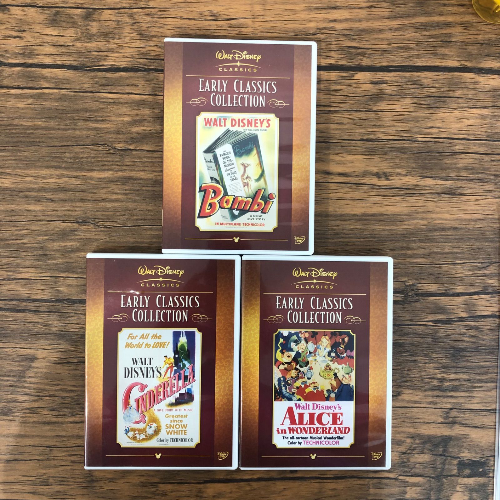 DVD ディズニーアーリークラシックス3作品 シンデレラ ふしぎの国の