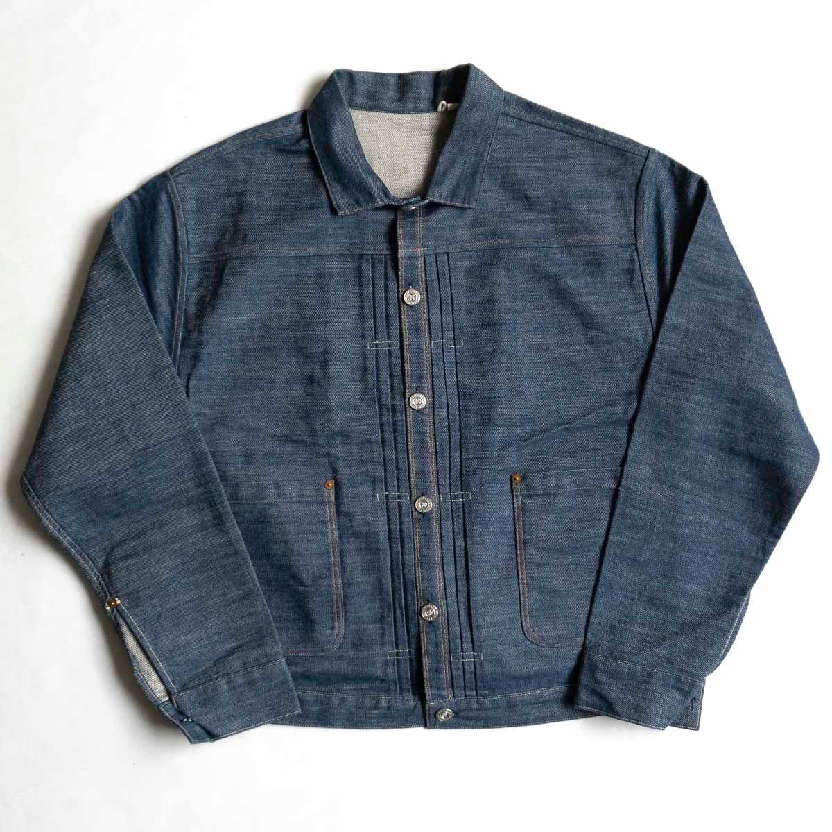 | LEVI S VINTAGE CLOTHING 1880 トリプルプリーツブラウス M デニムジャケット LVC リーバイス 25041016