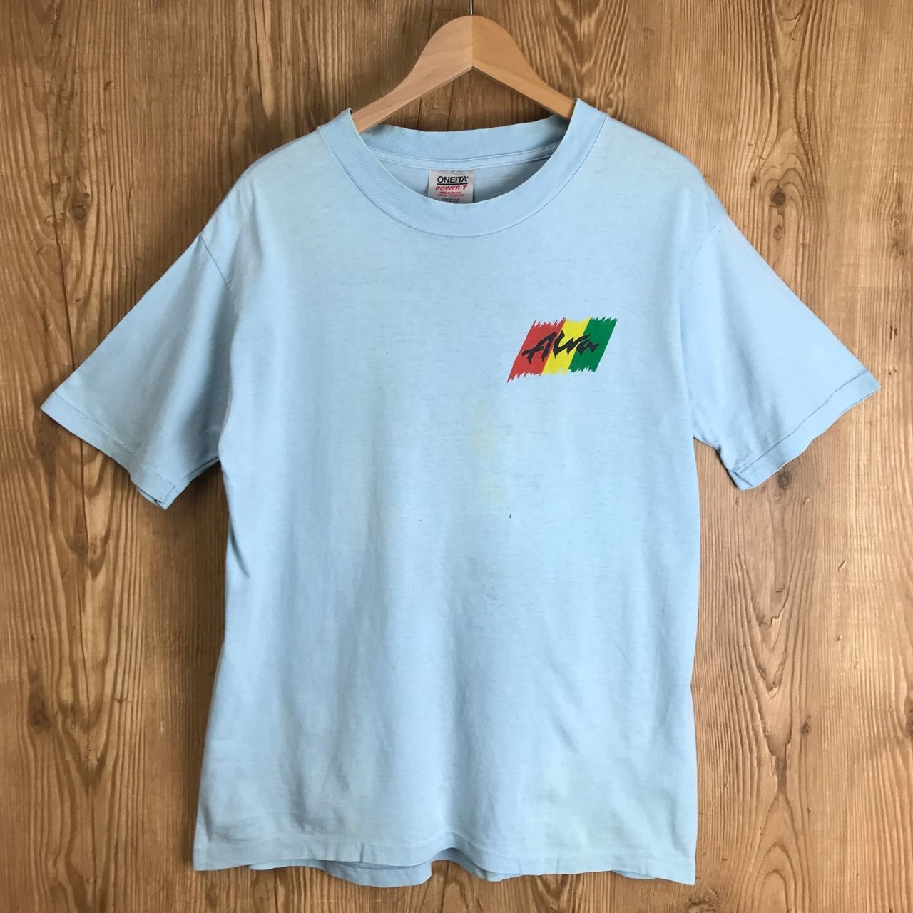 USA製 80s ALVA SKATE 両面プリント 半袖 Tシャツ サイズ メンズ L 80