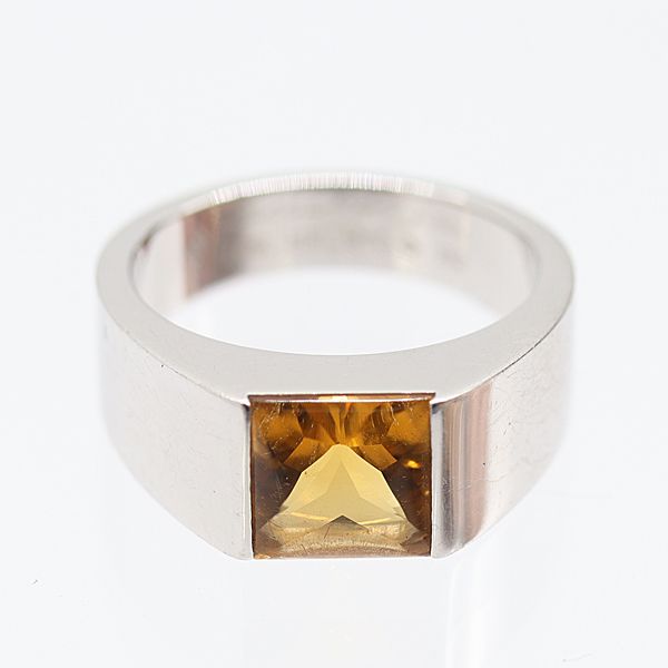 カルティエ タンクリング 750 WG 14.2g 56 F22127 ジュエリー 0836220 10NBT AKO ABC 16774