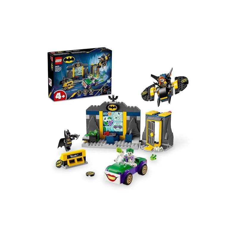 【新着商品】レゴ(LEGO) スーパー・ヒーローズ バットケイブ ft. バットマン、バットガールu0026ジョーカー おもちゃ 玩具 プレゼント 誕生日 ブロック 知育 クリスマス 男の子 女の子 子供 4歳 