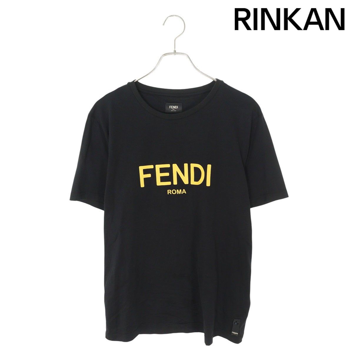 フェンディ  FY0894 AE06 フロントロゴTシャツ メンズ XL 【2/27～3/18 タイムセール】