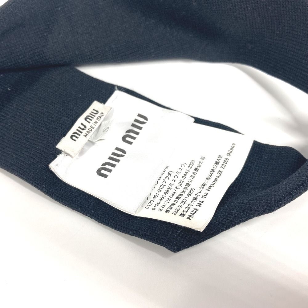【完売必至】Miu Miu ロゴ クリスタル ヘアバンド MIU MIU - ミュウミュウ MIUMIU クリスタル ヘアバンド ヘッド